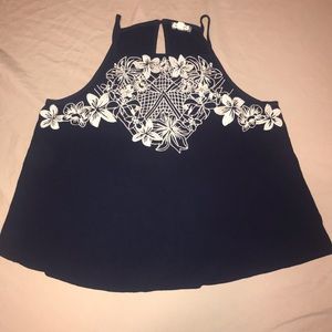 Floral, Flowy Tank Top